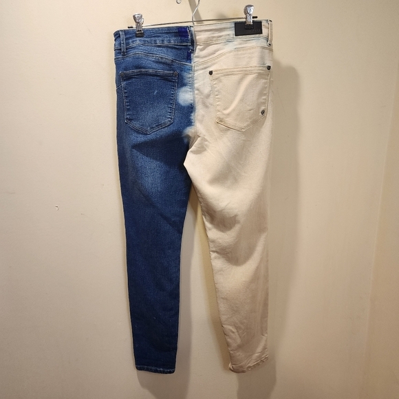 THORN Two Tones High Rise Skinny Jeans Size 8 - Picture 4 of 14